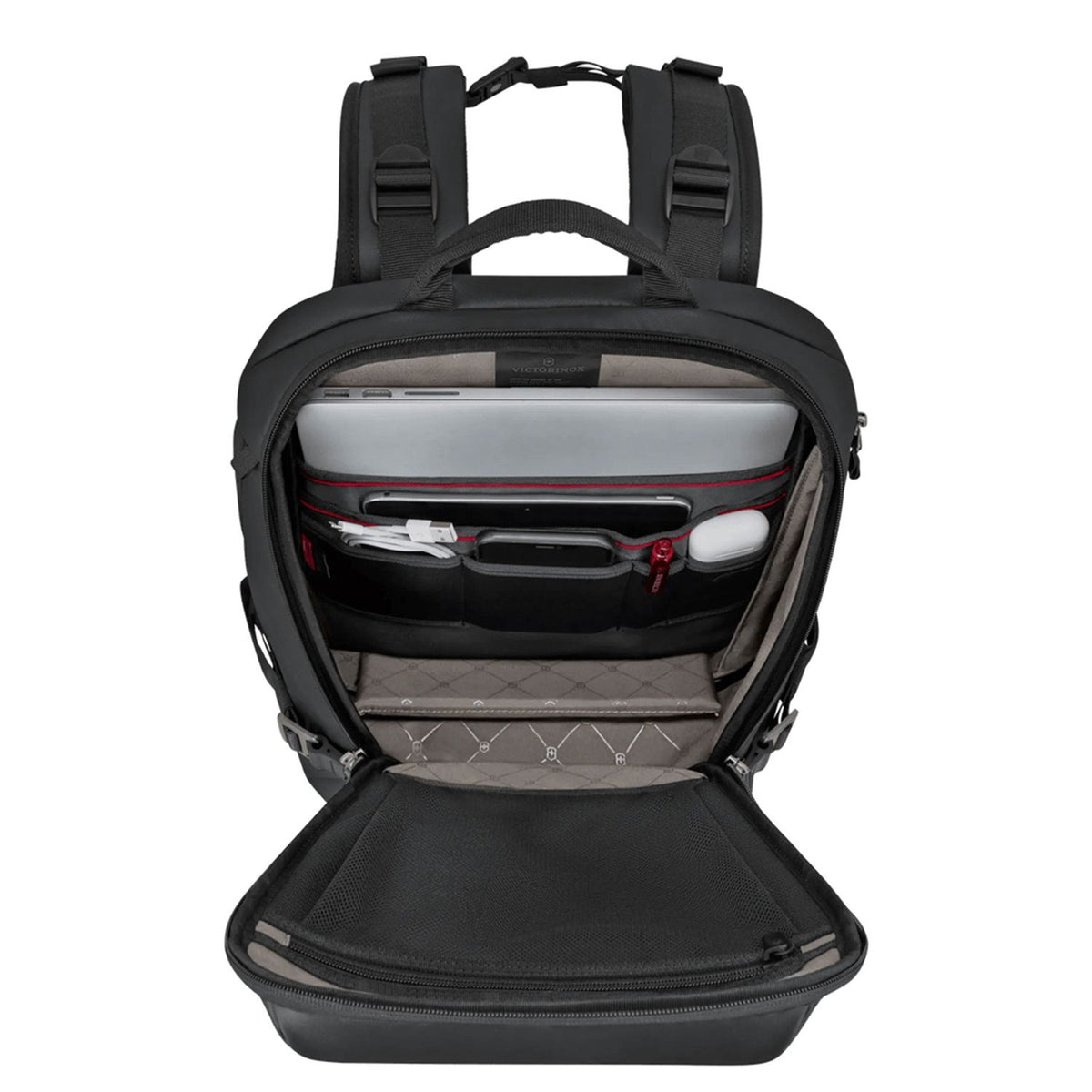 Victorinox Touring City Daypack - Uitbreidbaar 20/26 liter - 15.6" laptopvak - black
