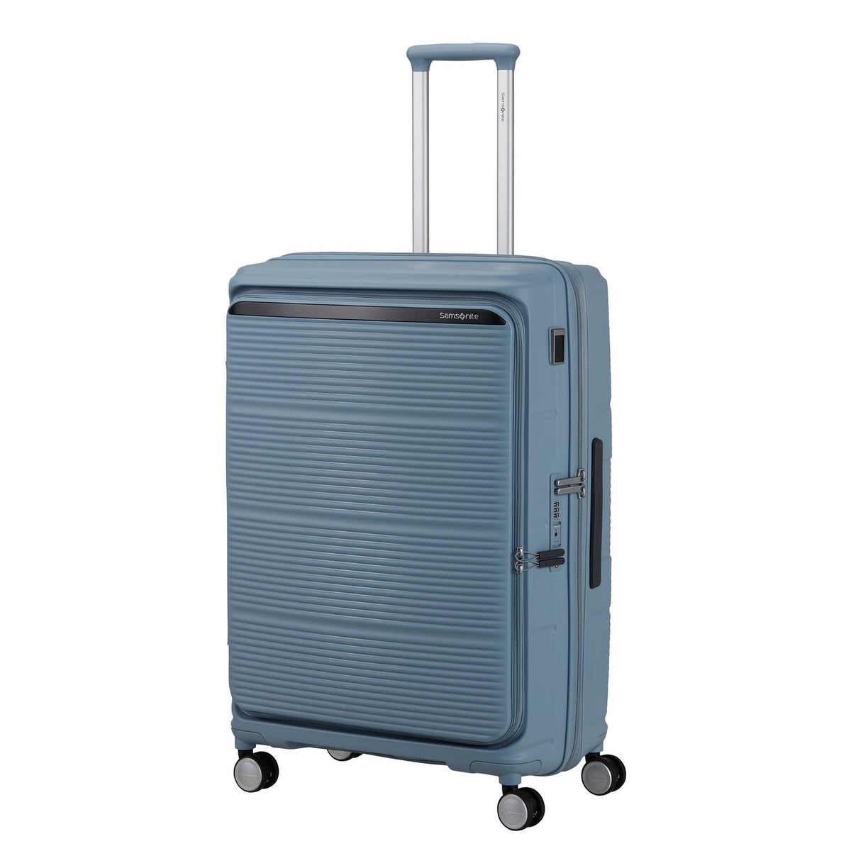 Samsonite Paralux HS Spinner 75 cm - Uitbreidbaar 105/115 liter - 75x50x31/34 cm - fog blue