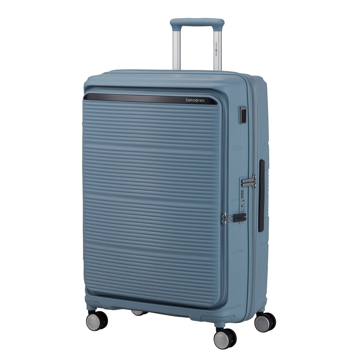 Samsonite Paralux HS Spinner 75 cm - Uitbreidbaar 105/115 liter - 75x50x31/34 cm - fog blue