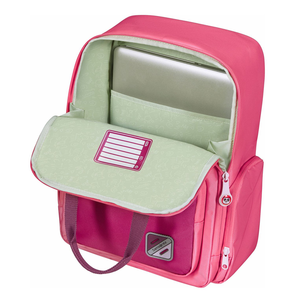 Samsonite Kidzjoy Kinderrugzak Medium - 18 liter - 15.6" laptopvak - berry bubblegum