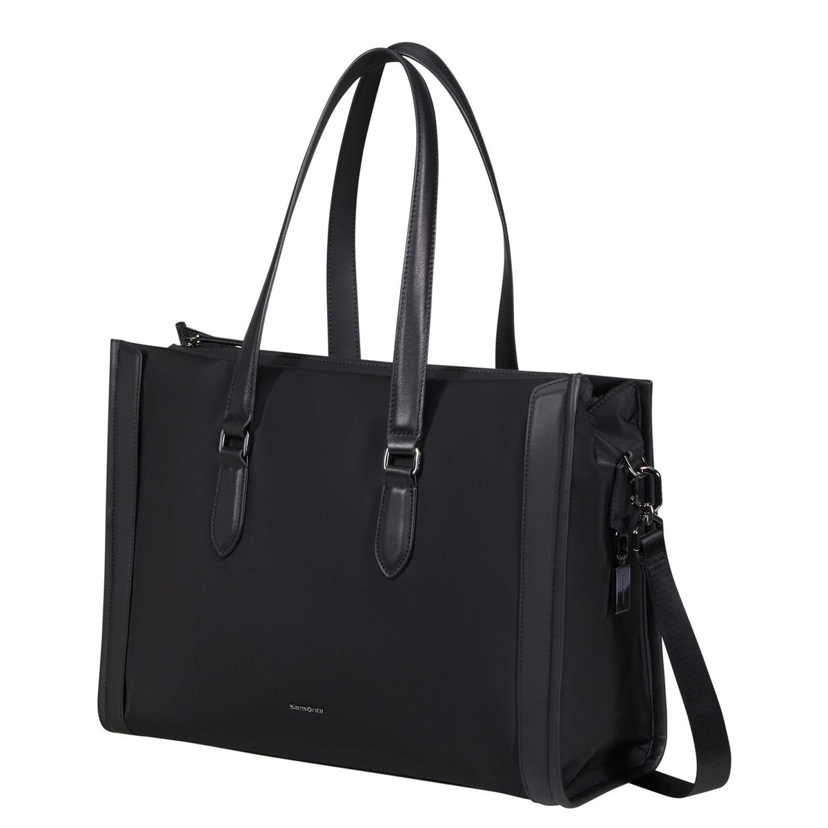 Samsonite Evoluxe Reisschoudertas - 16.5 liter - 15.6" laptopvak - afneembare schouderriem - 42.5x32x15 cm - black