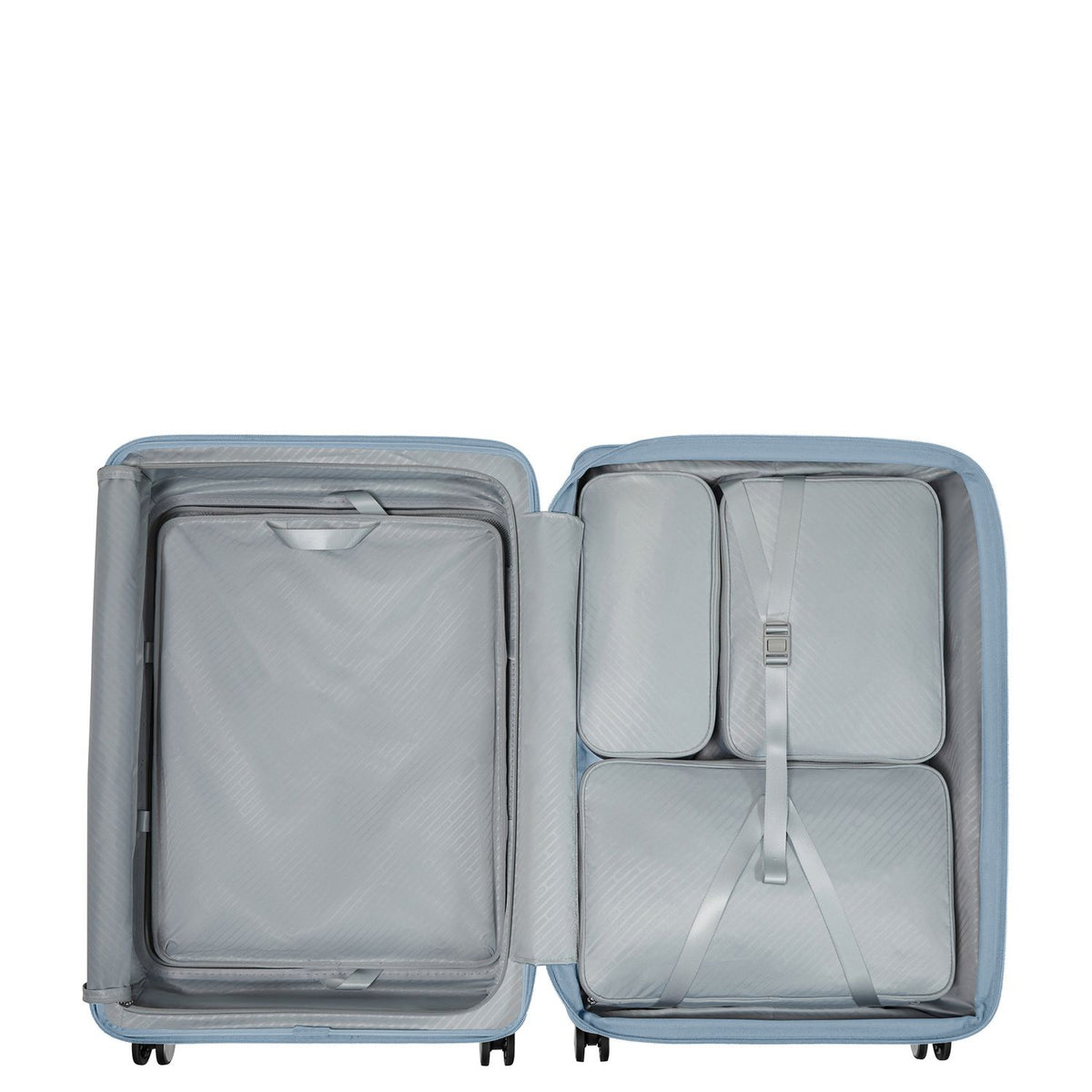 Samsonite Paralux HS Spinner 75 cm - Uitbreidbaar 105/115 liter - 75x50x31/34 cm - fog blue