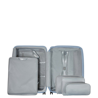 Samsonite Paralux HS Spinner 75 cm - Uitbreidbaar 105/115 liter - 75x50x31/34 cm - fog blue