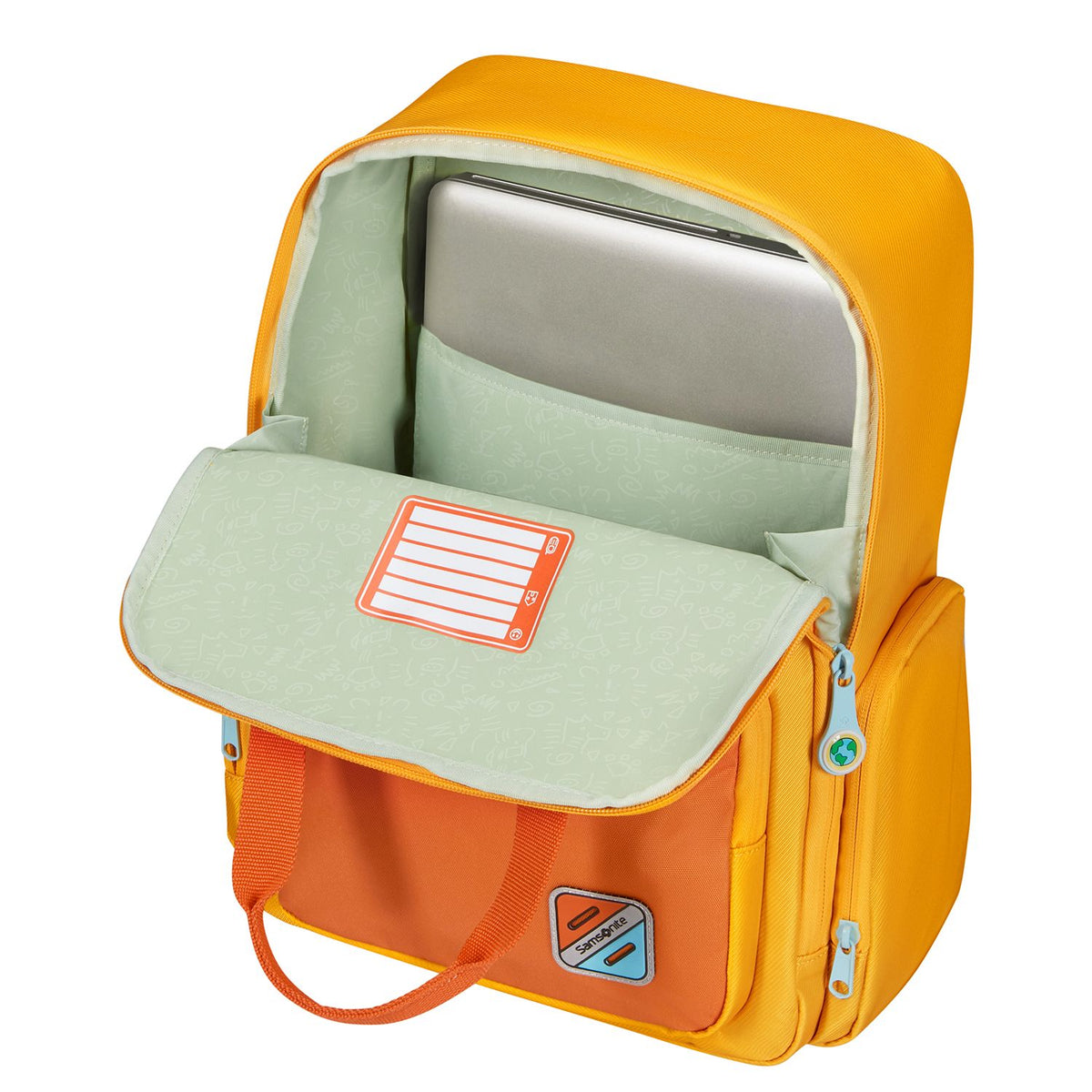 Samsonite Kidzjoy Kinderrugzak Medium - 18 liter - 15.6" laptopvak - banana blast