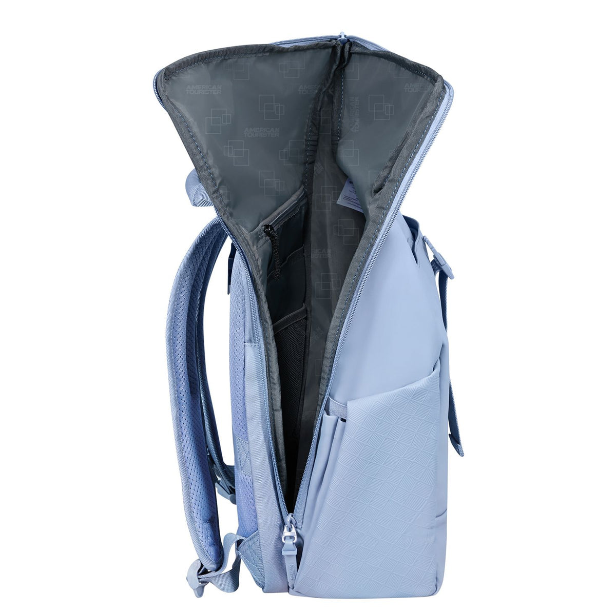 American Tourister Urban Tide Rolltop Rugzak - 22.5 liter - 14" laptopvak - glacier blue