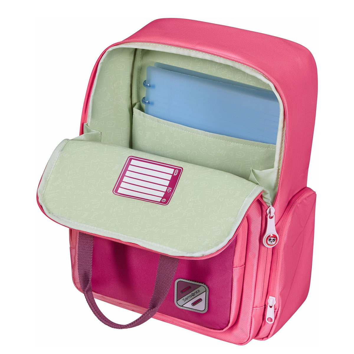 Samsonite Kidzjoy Kinderrugzak Medium - 18 liter - 15.6" laptopvak - berry bubblegum