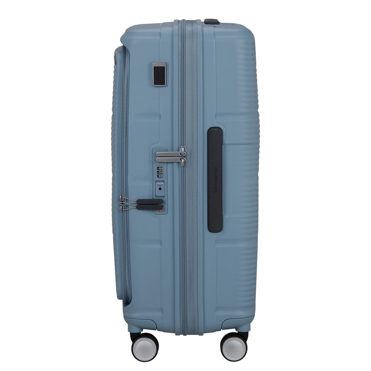 Samsonite Paralux HS Spinner 67 cm - Uitbreidbaar 71/81 liter - 67x47x30/33 cm - fog blue