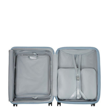 Samsonite Paralux HS Spinner 67 cm - Uitbreidbaar 71/81 liter - 67x47x30/33 cm - fog blue