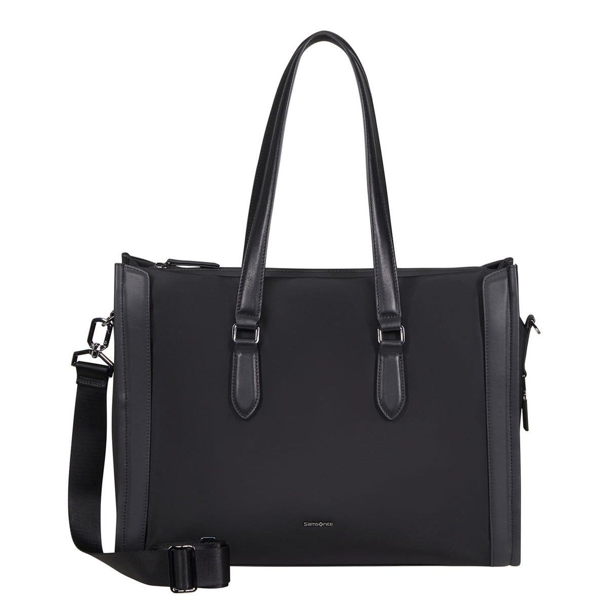 Samsonite Evoluxe Reisschoudertas - 16.5 liter - 15.6" laptopvak - afneembare schouderriem - 42.5x32x15 cm - black