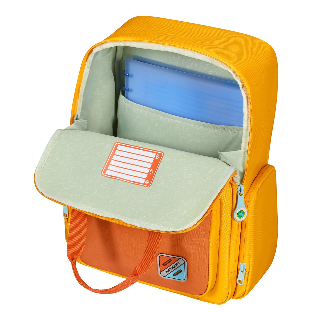 Samsonite Kidzjoy Kinderrugzak Medium - 18 liter - 15.6" laptopvak - banana blast