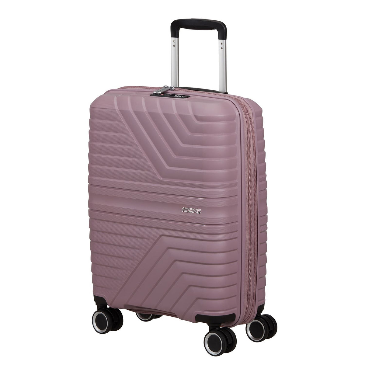 American Tourister Flytwist Handbagage Spinner 55 cm - Uitbreidbaar 36/44 liter - 55x40x20/23 cm - frosted blush