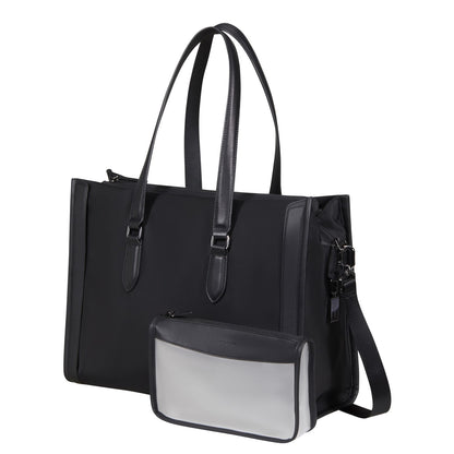 Samsonite Evoluxe Reisschoudertas - 16.5 liter - 15.6" laptopvak - afneembare schouderriem - 42.5x32x15 cm - black