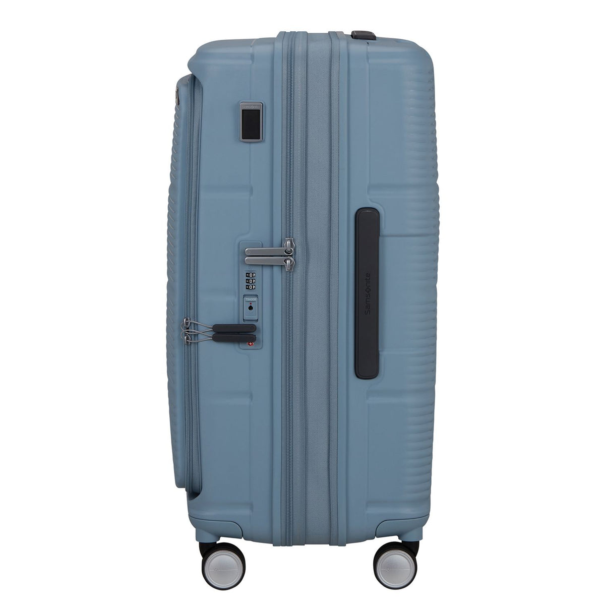 Samsonite Paralux HS Spinner 67 cm - Uitbreidbaar 71/81 liter - 67x47x30/33 cm - fog blue