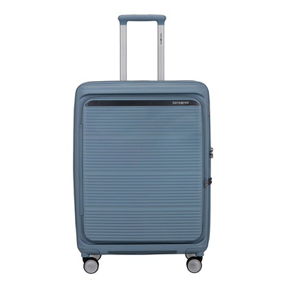 Samsonite Paralux HS Spinner 67 cm - Uitbreidbaar 71/81 liter - 67x47x30/33 cm - fog blue