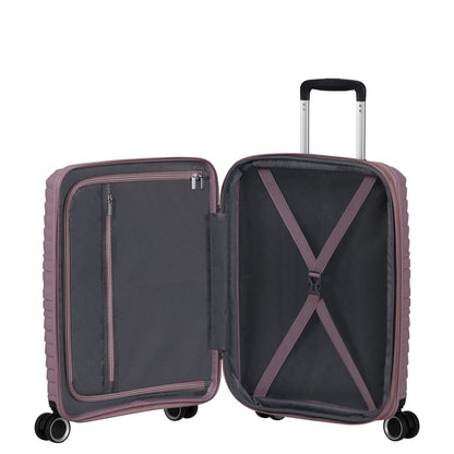 American Tourister Flytwist Handbagage Spinner 55 cm - Uitbreidbaar 36/44 liter - 55x40x20/23 cm - frosted blush