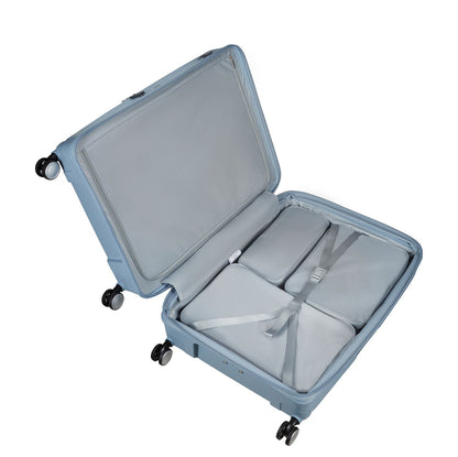 Samsonite Paralux HS Spinner 75 cm - Uitbreidbaar 105/115 liter - 75x50x31/34 cm - fog blue