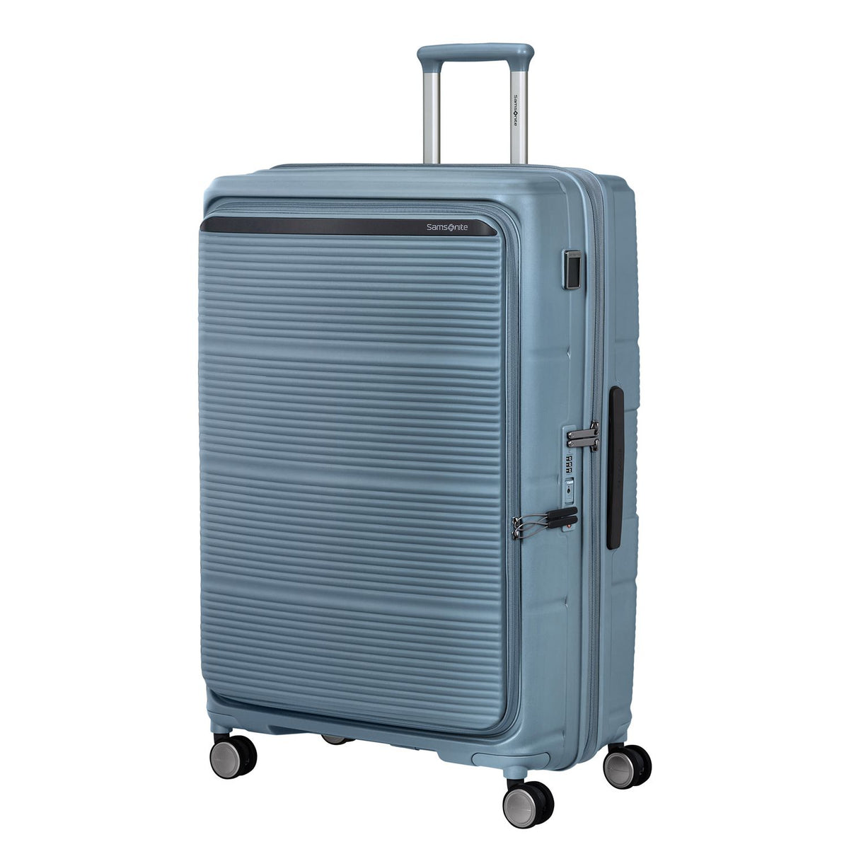 Samsonite Paralux HS Spinner 81 cm - Uitbreidbaar 126/139 liter - 81x54x32/35 cm - fog blue