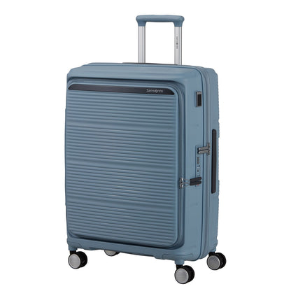 Samsonite Paralux HS Spinner 67 cm - Uitbreidbaar 71/81 liter - 67x47x30/33 cm - fog blue