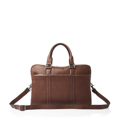 Castelijn & Beerens Limited Edition Laptop Schoudertas - RFID bescherming - 15.6" laptopvak - mocca
