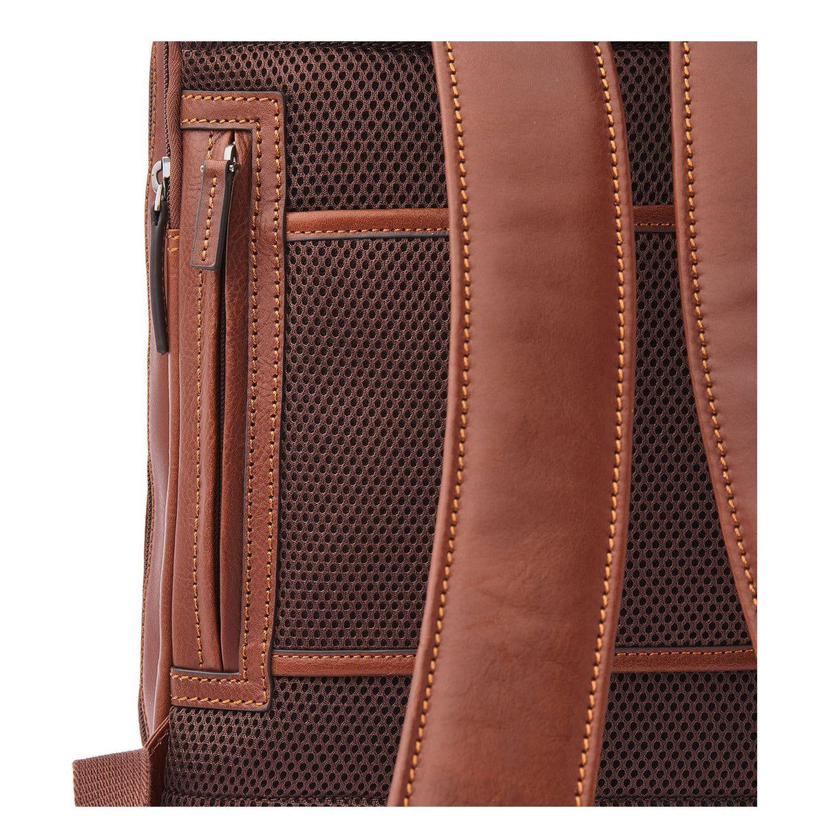 Castelijn & Beerens Specials Rugzak - RFID bescherming - 15.6" laptopvak - lichtbruin