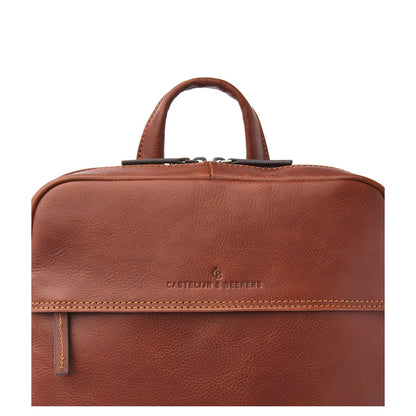 Castelijn & Beerens Specials Rugzak - RFID bescherming - 15.6" laptopvak - lichtbruin