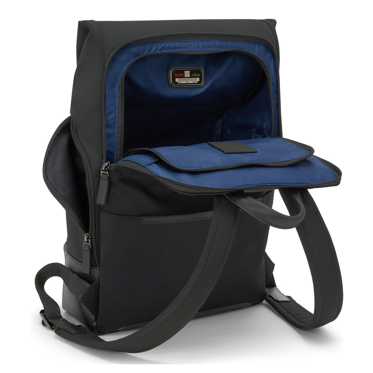 TUMI Harrison Roll-Top Rugzak - 18 liter - 15" laptopvak - midnight black