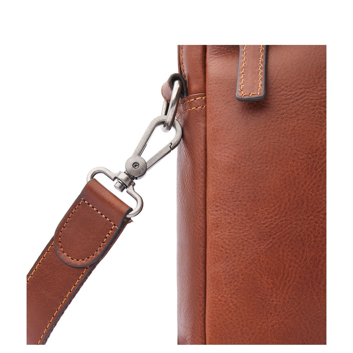 Castelijn & Beerens Specials Schoudertas - RFID bescherming - 15.6" laptopvak - lichtbruin