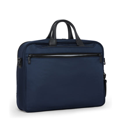 TUMI Alpha Large Schoudertas - 17" laptopvak - afneembare schouderriem - navy