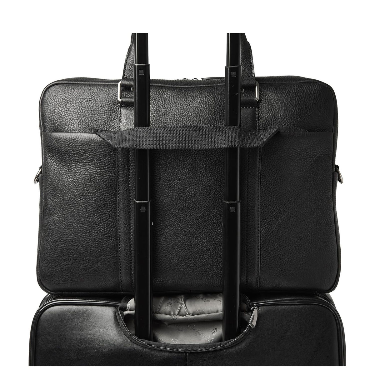 Castelijn & Beerens Limited Edition Laptop Schoudertas - RFID bescherming - 15.6" laptopvak - zwart