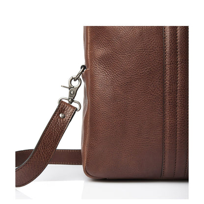 Castelijn & Beerens Limited Edition Laptop Schoudertas - RFID bescherming - 15.6" laptopvak - mocca