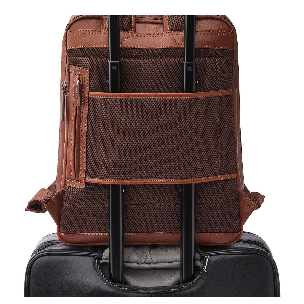 Castelijn & Beerens Specials Rugzak - RFID bescherming - 15.6" laptopvak - lichtbruin