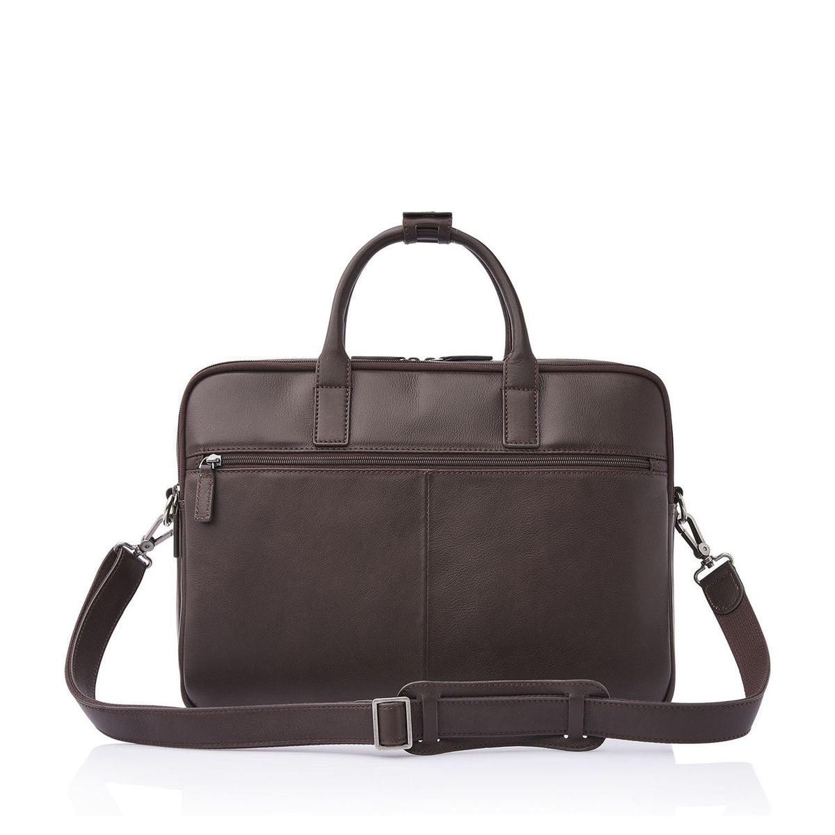 Castelijn & Beerens Specials Schoudertas - RFID bescherming - 15.6" laptopvak - mocca