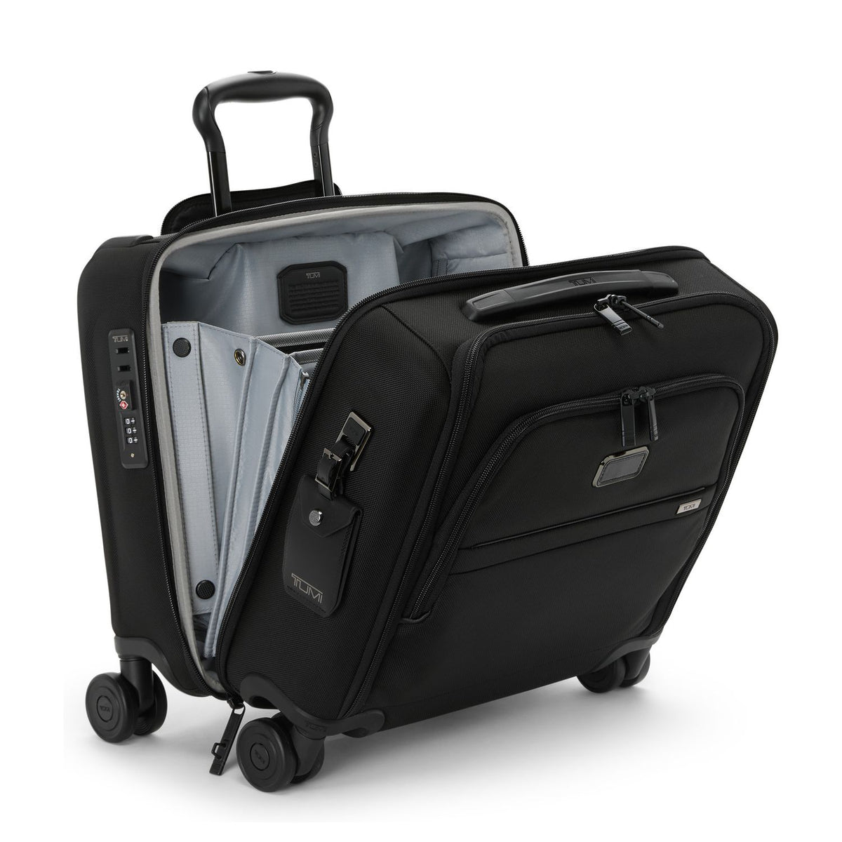 TUMI Alpha Compact Carry-On Handbagage Trolley 41.5 cm - 24 liter - 15" laptopvak - 41.5x40x23 cm - black