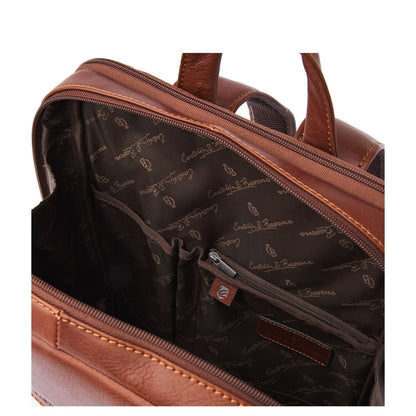 Castelijn & Beerens Specials Rugzak - RFID bescherming - 15.6" laptopvak - lichtbruin