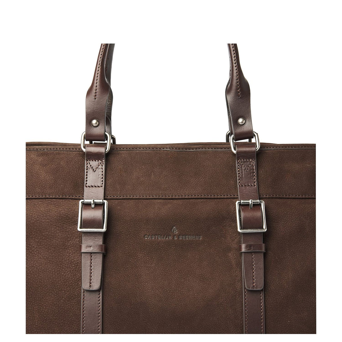 Castelijn & Beerens Nubuck Weekendtas 55 cm - RFID bescherming - 55x35x22cm - mocca