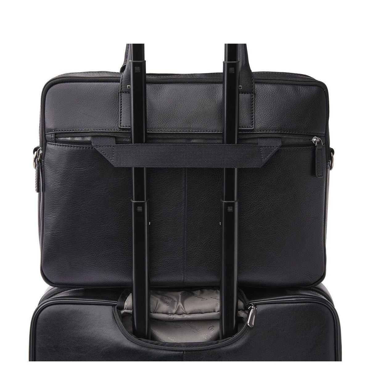Castelijn & Beerens Specials Schoudertas - RFID bescherming - 15.6" laptopvak - zwart