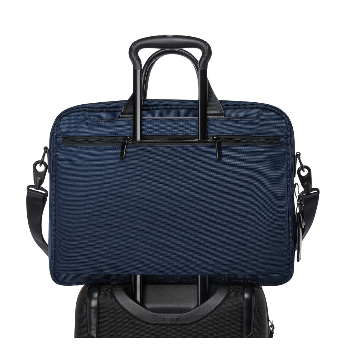 TUMI Alpha Large Schoudertas - 17" laptopvak - afneembare schouderriem - navy