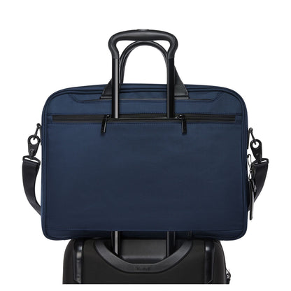 TUMI Alpha Large Schoudertas - 17" laptopvak - afneembare schouderriem - navy
