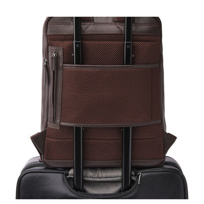 Castelijn & Beerens Specials Rugzak - RFID bescherming - 15.6" laptopvak - mocca