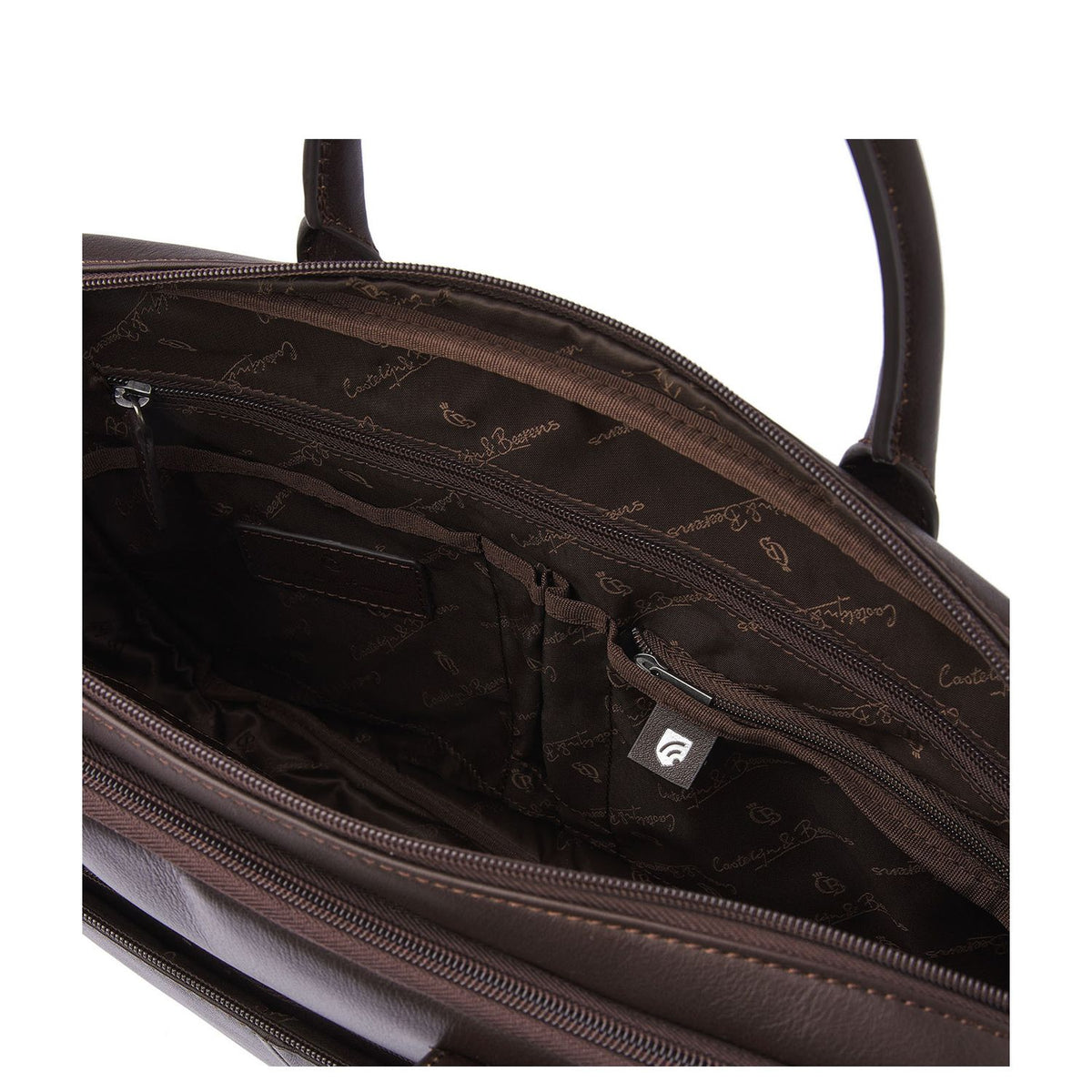Castelijn & Beerens Specials Schoudertas - RFID bescherming - 15.6" laptopvak - mocca