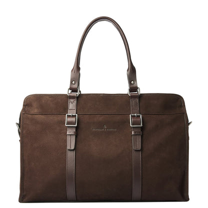 Castelijn & Beerens Nubuck Weekendtas 55 cm - RFID bescherming - 55x35x22cm - mocca