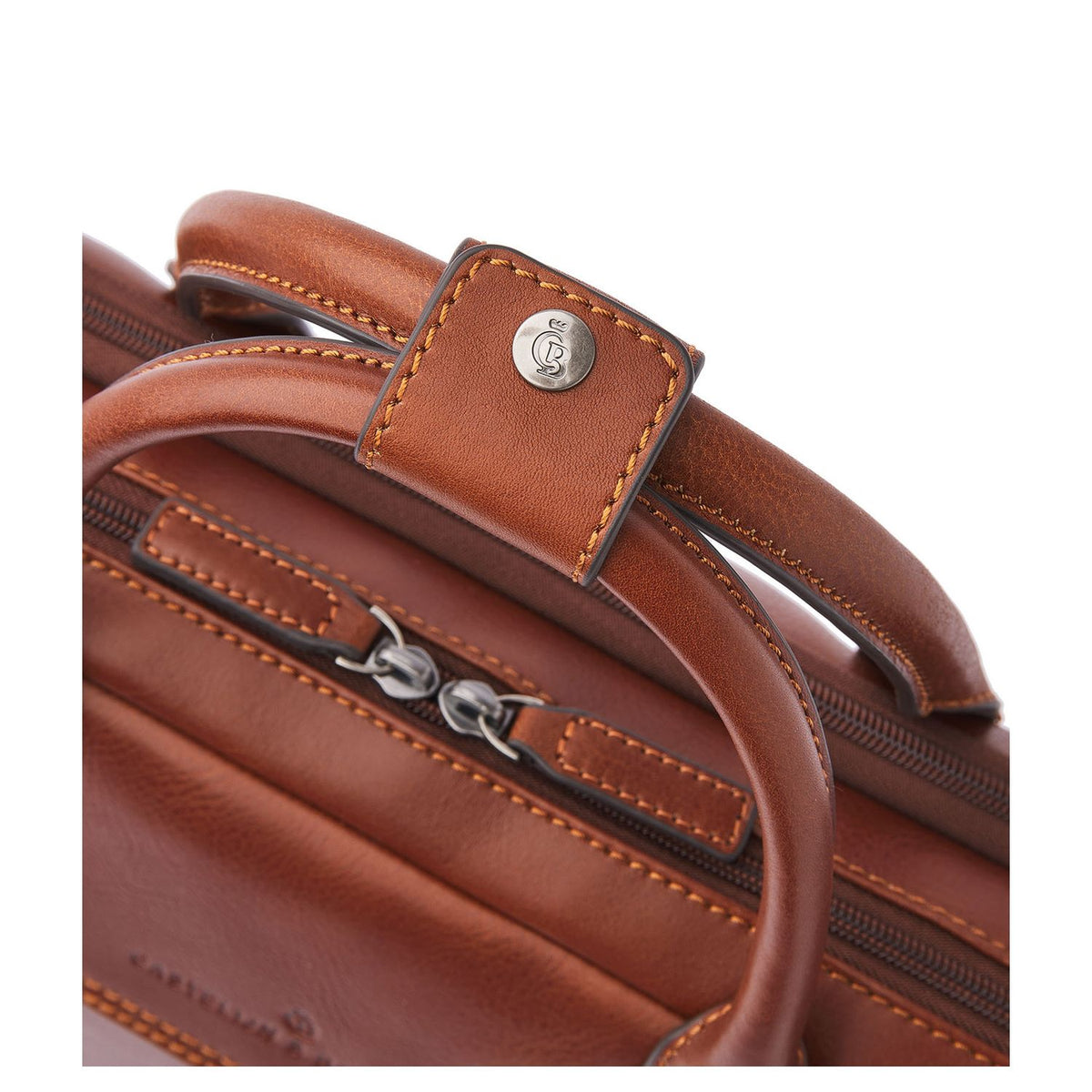 Castelijn & Beerens Specials Schoudertas - RFID bescherming - 15.6" laptopvak - lichtbruin