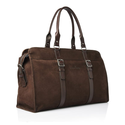 Castelijn & Beerens Nubuck Weekendtas 55 cm - RFID bescherming - 55x35x22cm - mocca