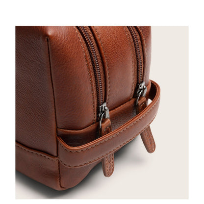 The Chesterfield Brand Montelaro Leren Toilettas cognac