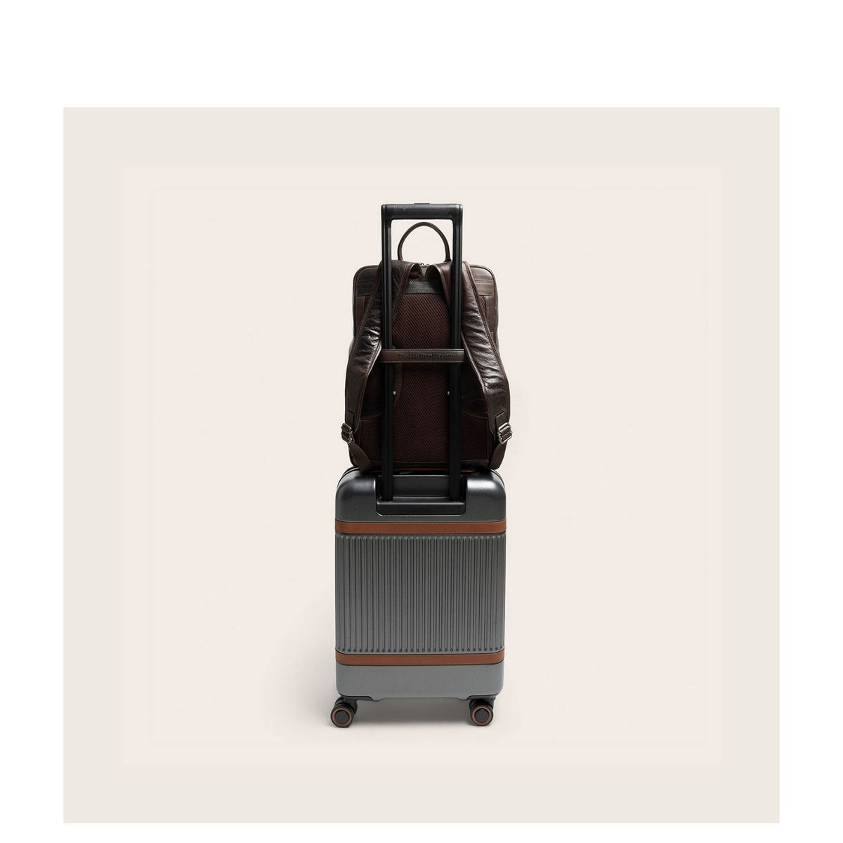The Chesterfield Brand Marvello Rugzak - 12 liter - 15" laptopvak - bruin