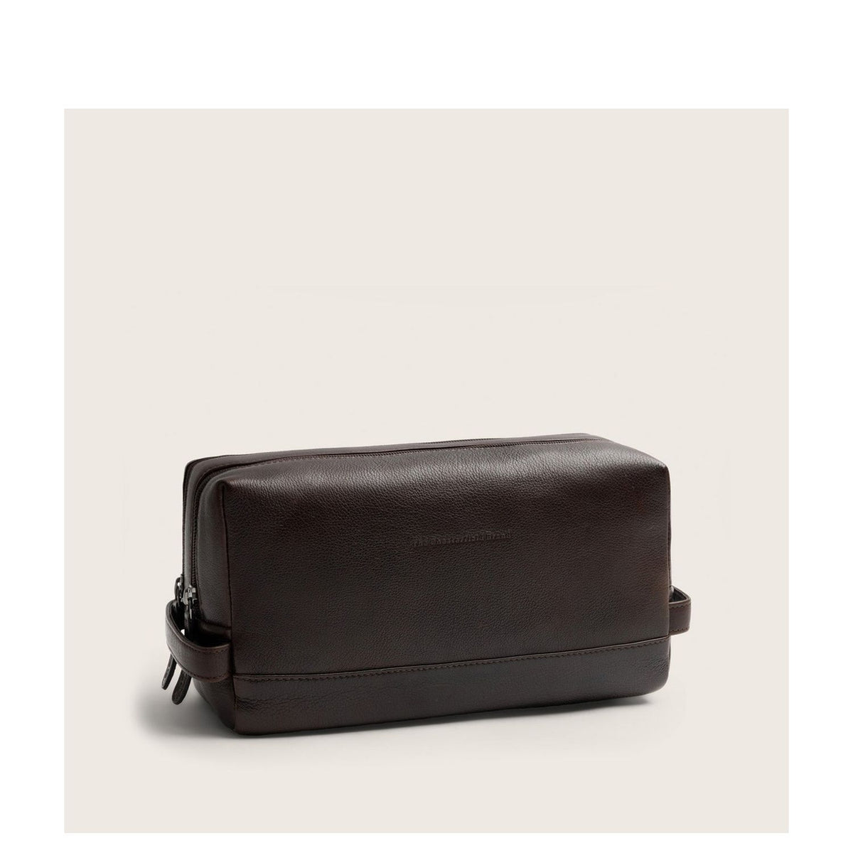 The Chesterfield Brand Montelaro Leren Toilettas bruin