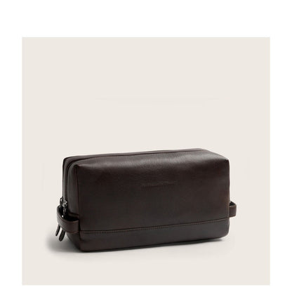 The Chesterfield Brand Montelaro Leren Toilettas bruin