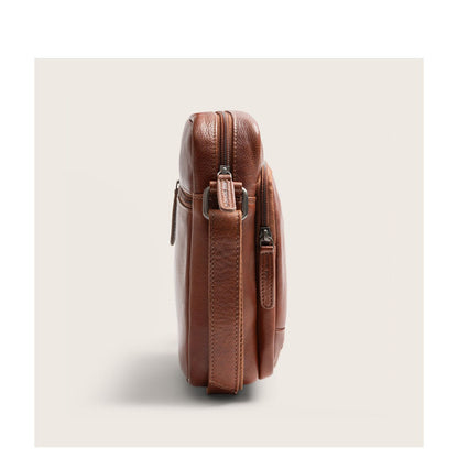The Chesterfield Brand Valtorio Crossbody Schoudertas cognac