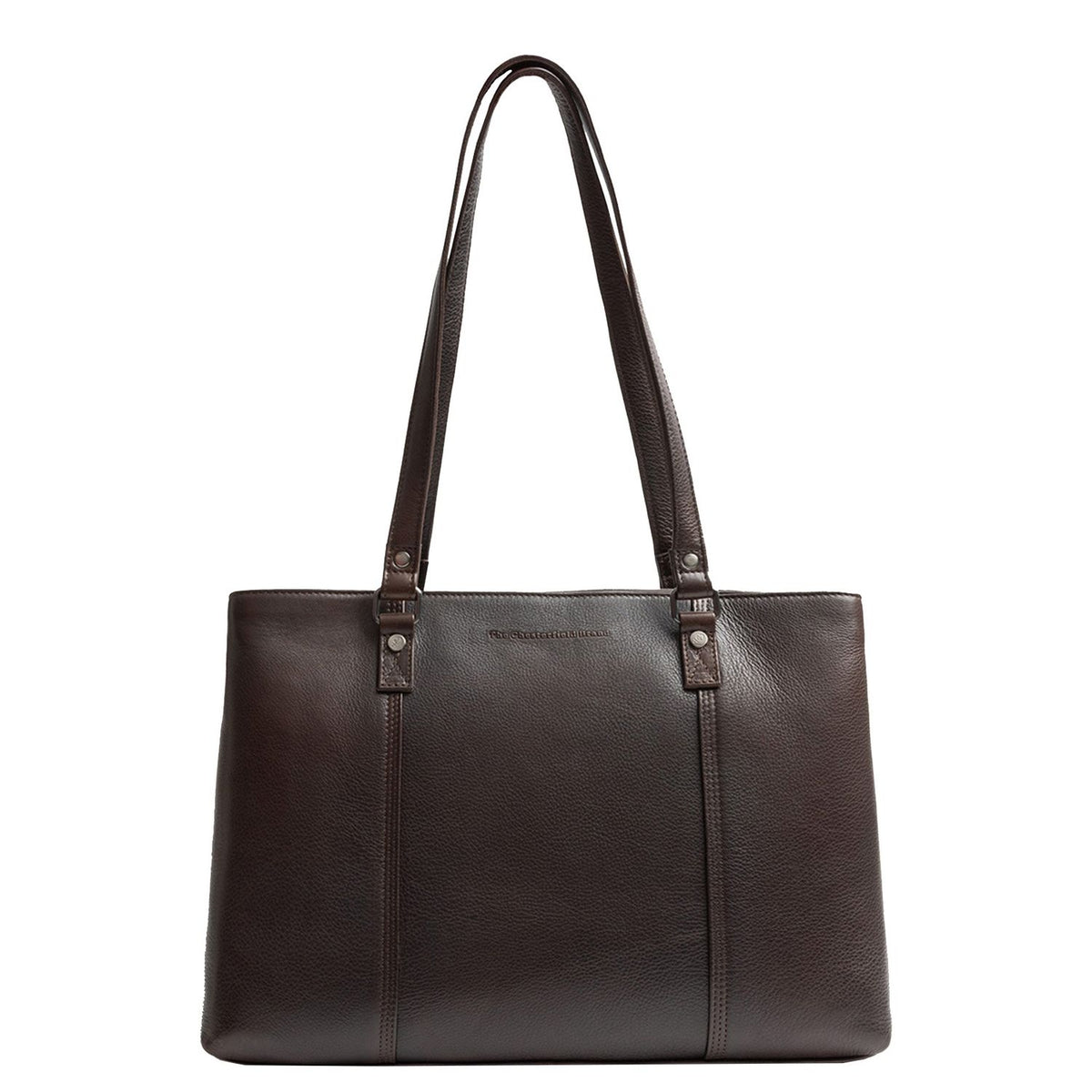 The Chesterfield Brand Alverino Schoudertas - 14" laptopvak - bruin