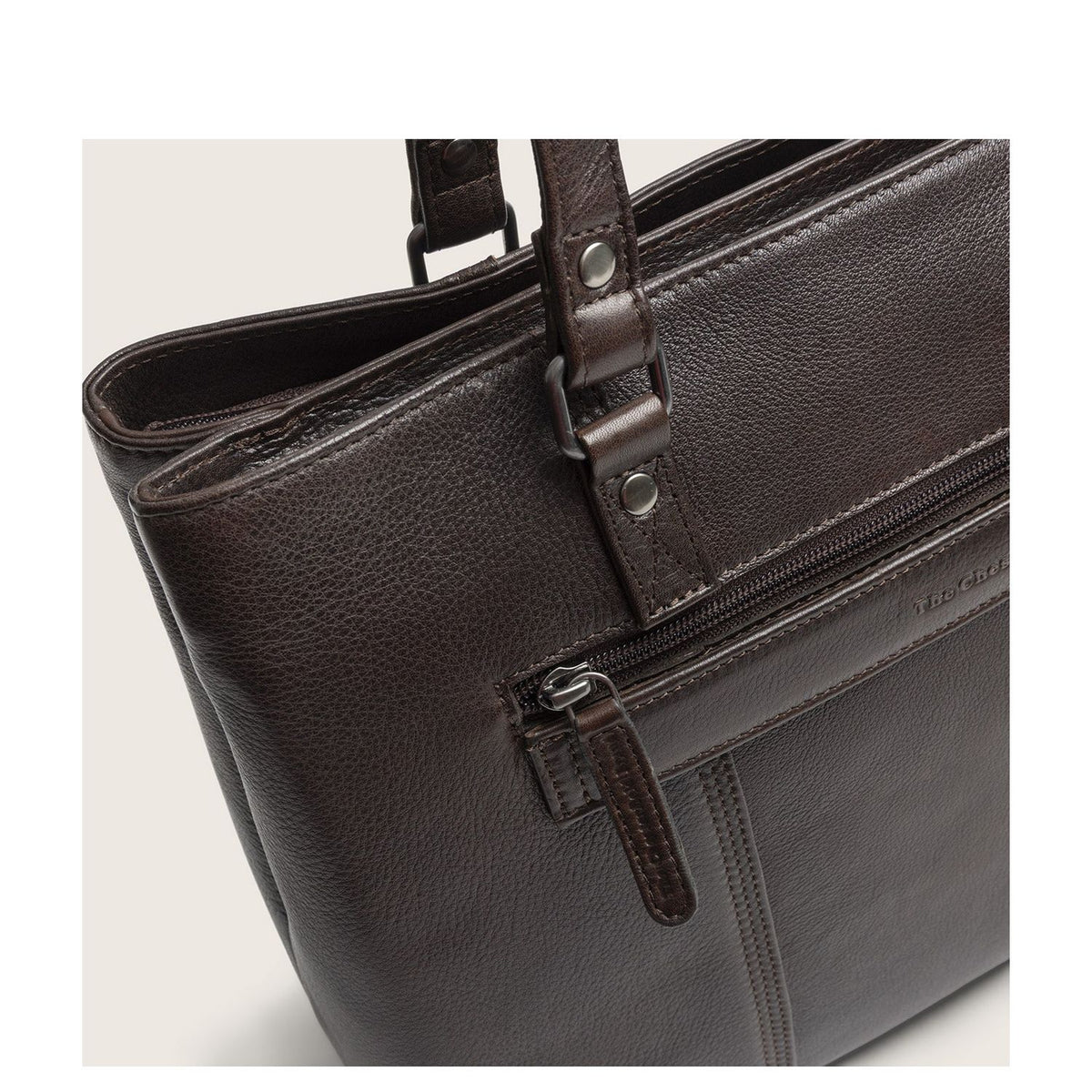 The Chesterfield Brand Alverino Schoudertas - 14" laptopvak - bruin